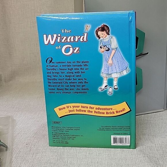 1998 Tormont Wizard Of Oz “You’re In The Story” Book , dvd, vhs, book, plaque - Picture 7 of 16